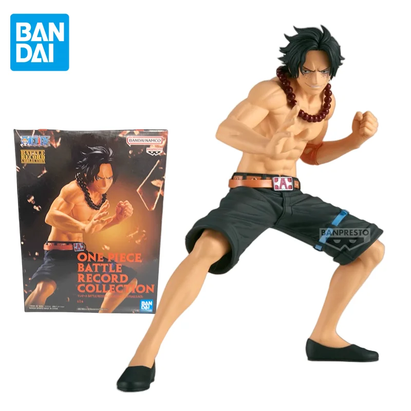 

Bandai Original One Piece Anime Figure BRC Portgas·D· Ace Moment of Battle Action Figure Toys for Kids Gift Collectible Model