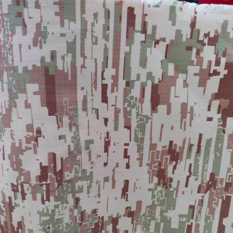 Camouflage Fabrics Thickened Outdoor Geometric Print Twill Khaki Blend Fabric Sewing TMC Hunting Accessories Tactical Gear DIY