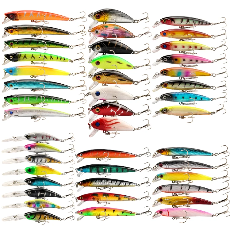 

Best Fishing Bait Trout Fishing Lures 43pcs Set