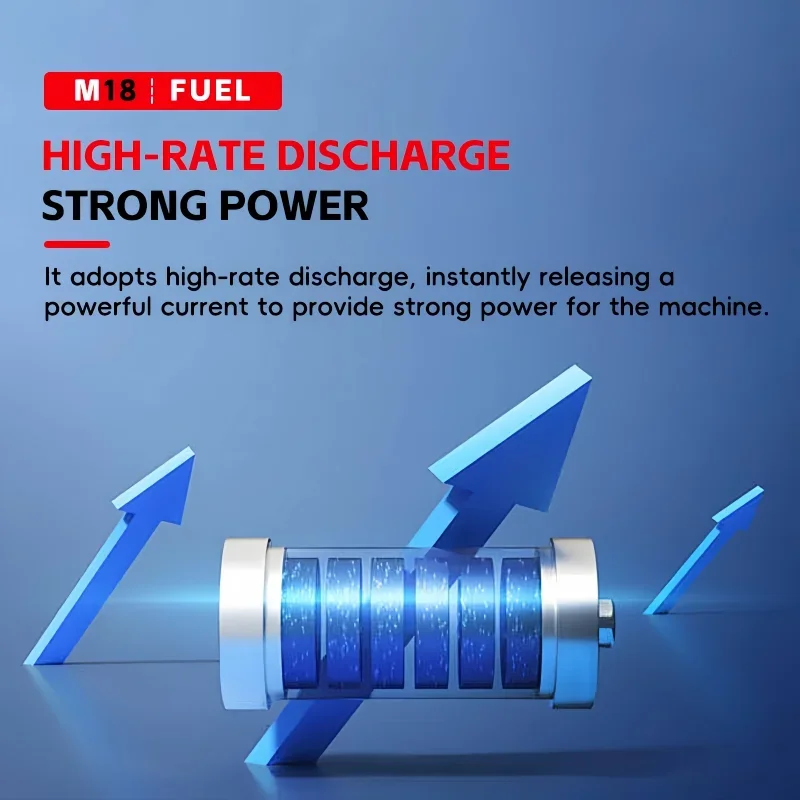 100% Milwaukee M18 FIW212 18V 8.0Ah lithium ion Battery,For impact wrench 8-11-1880 48-11-1860 48-11-1850 Power Tools Battery view 4