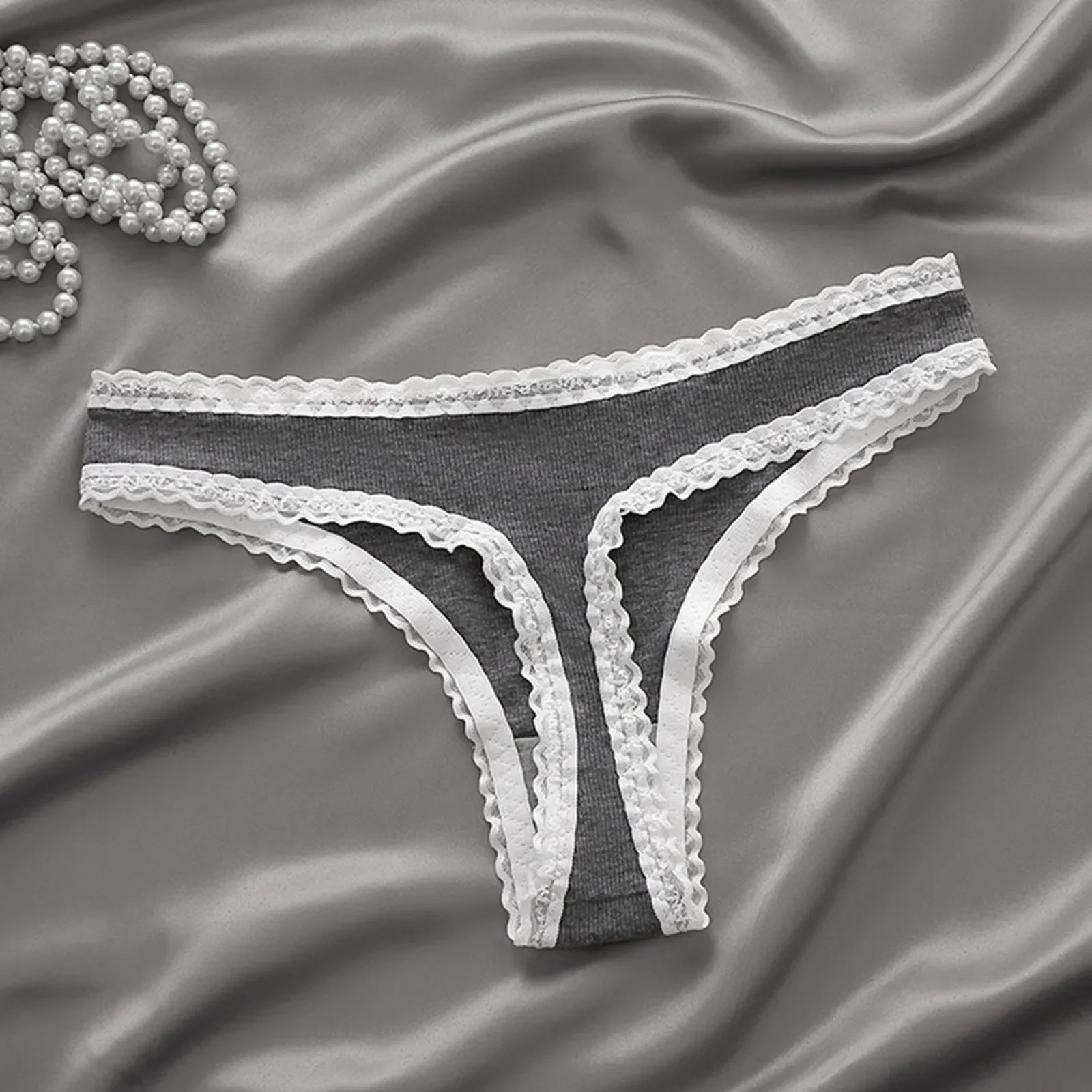 

Women'S Cotton Bikini Brief Underwear Women'S Sexy Fashionable Comfortable Underwear Triangle Breathable Lace Embroidered