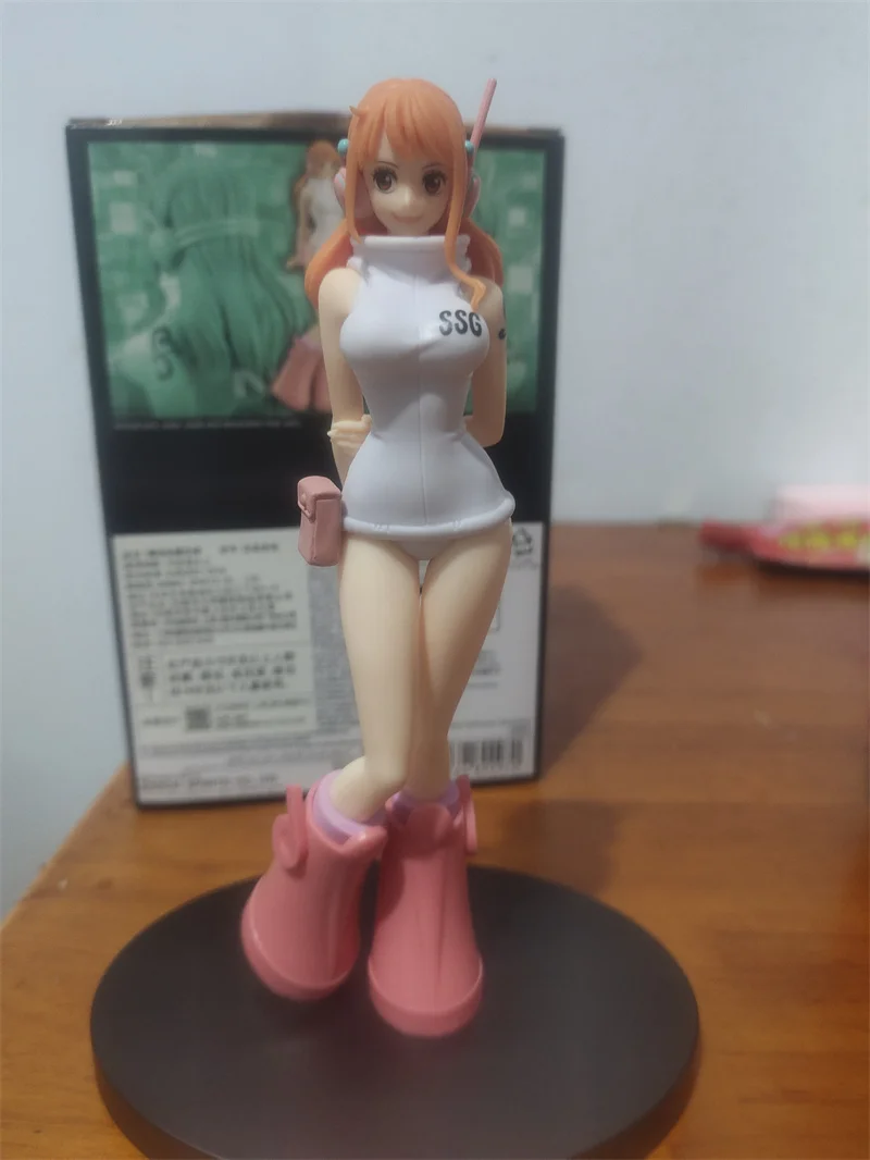 In Stock Bandai One Piece Dxf Figure The Grandline Series Egghead Nami 16cm Original Anime Figure Pvc Model Collectible Toys