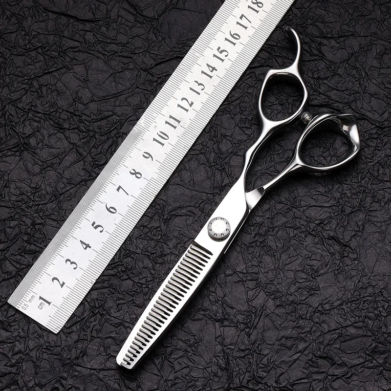 6-Zoll-Schere-Set in Salonqualität - Haarausdünnungs- und Texturierungsscheren, professionelle rostfreie Friseurwerkzeuge für Salon und Zuhause – Detail 5