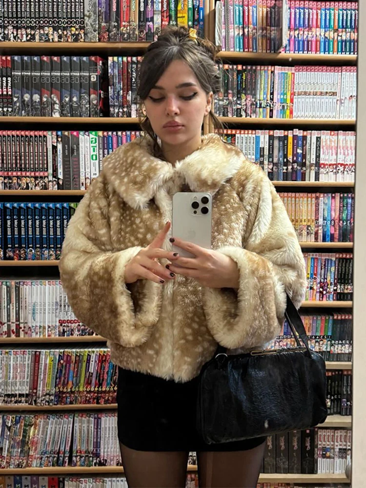 Casual legergroen leren jas dames vintage losse plooi korte jas elastische taille ritsvak lange mouw dagelijks gebruik