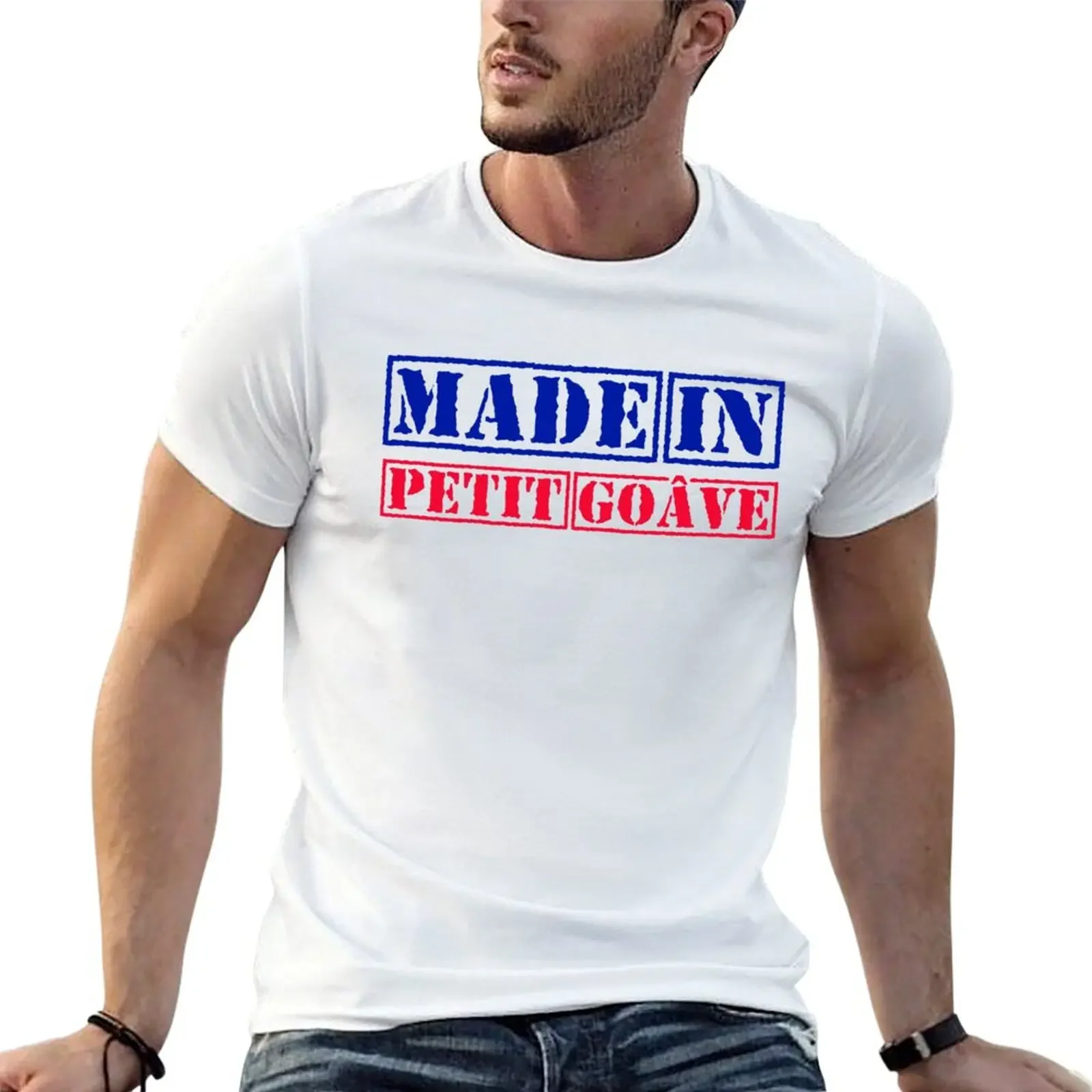 Made In Petit Goave Haiti T-Shirt quick drying summer clothes anime t shirts vintage graphic tee plain t shirts men