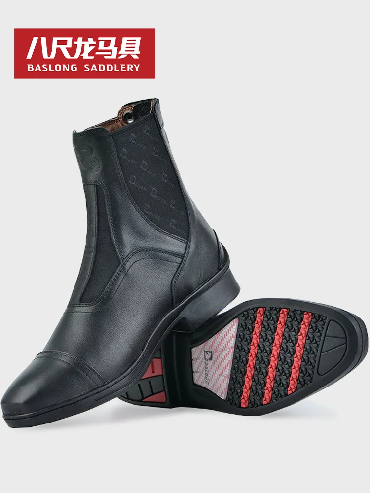 Cowhide Riding Boots Equestrian Ankle Boots Anti-slip And Breathable 승마용품 Equestrian Bootsriding Boots