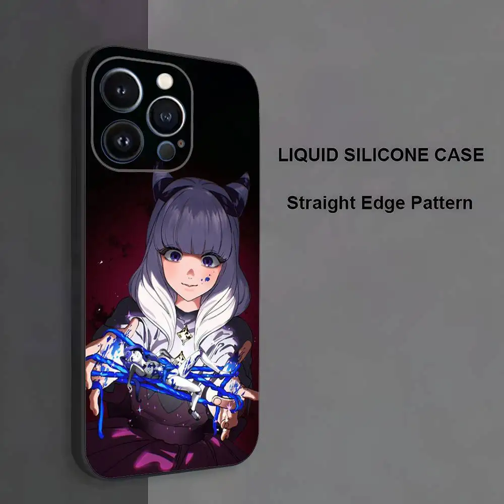 حافظة هاتف K-Knights Of Guinevere لهاتف iPhone 17,16,15,14,13,12,11، Pro Max، XS، X، XR، SE، Mini، 8، 7، غطاء أسود من السيليكون الناعم