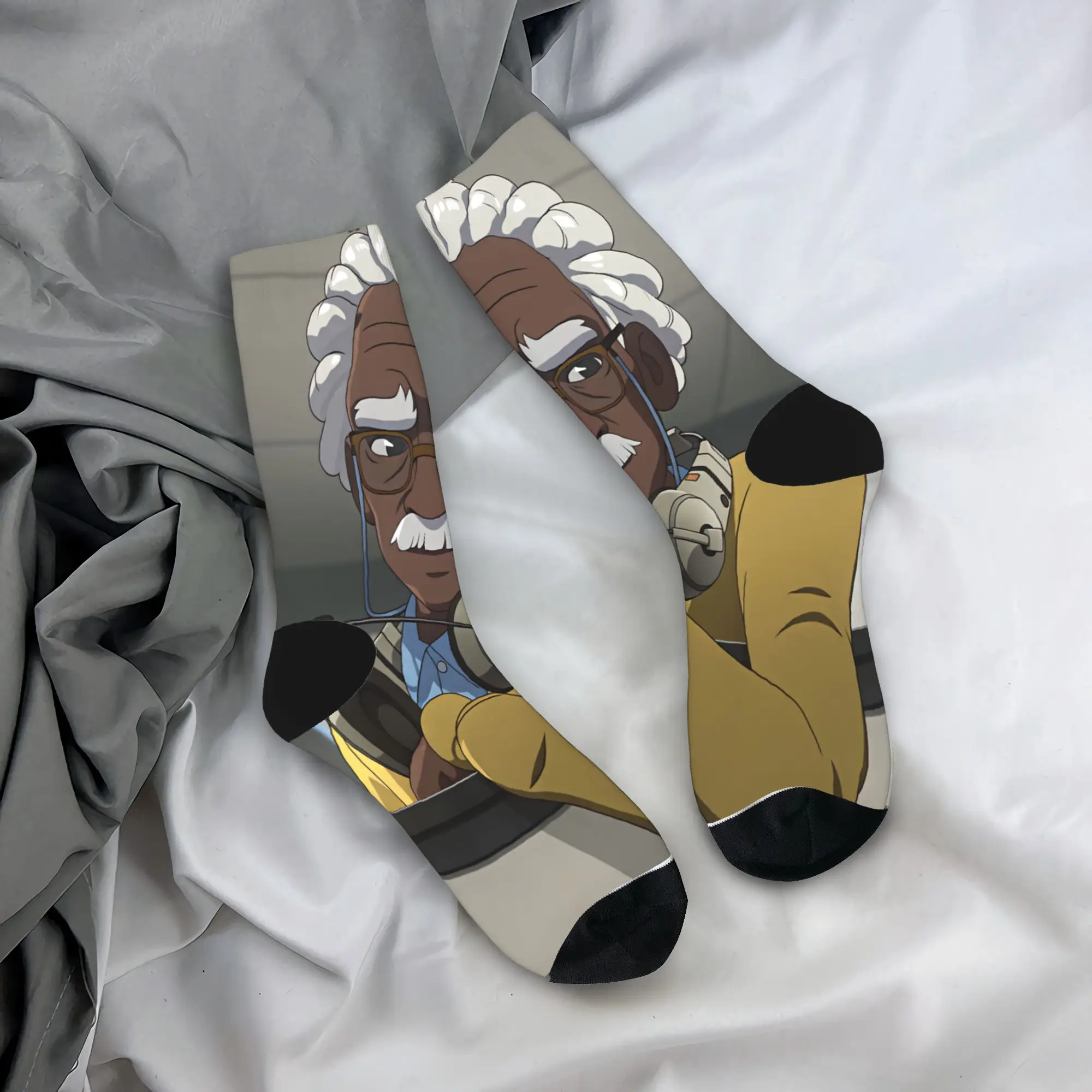 Dispatchs Games Socks  Retro Stockings Couple Soft Outdoor Sports Socks Autumn Printed Non-Slip Socks
