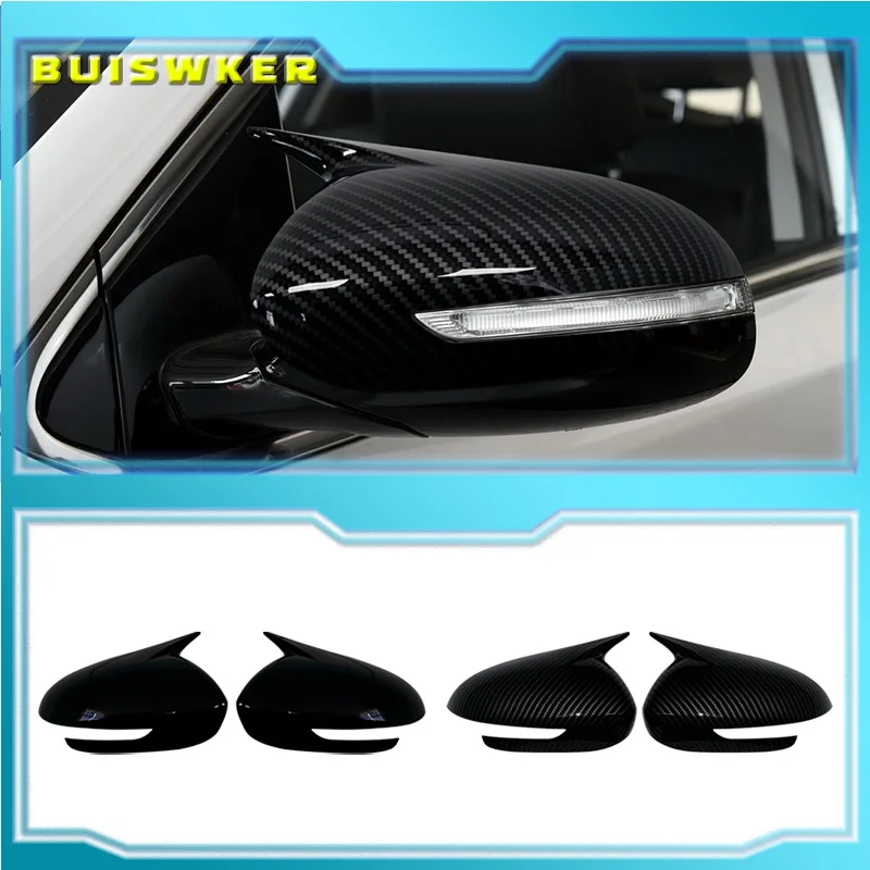 

1 Pair Rearview Mirror Cover Side Reversing Mirror Caps For Kia Sportage KX5 2016-2019 Rear View Mirror Trim Car Accessories