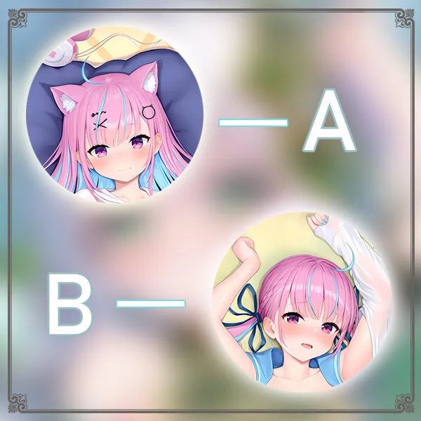 

Hololive Minato Aqua Anime Game Dakimakura Hing Body PillowCase Cushion Otaku Bed Linings Xmas
