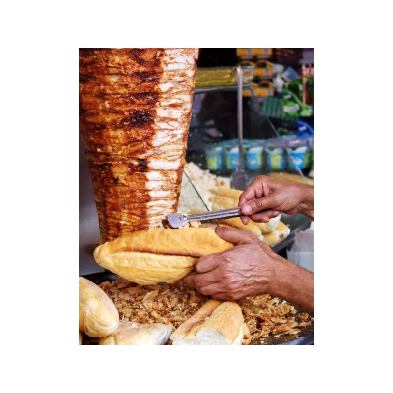 Rôtissoire électrique jetable, machine à shawarma à vendre, machine à griller