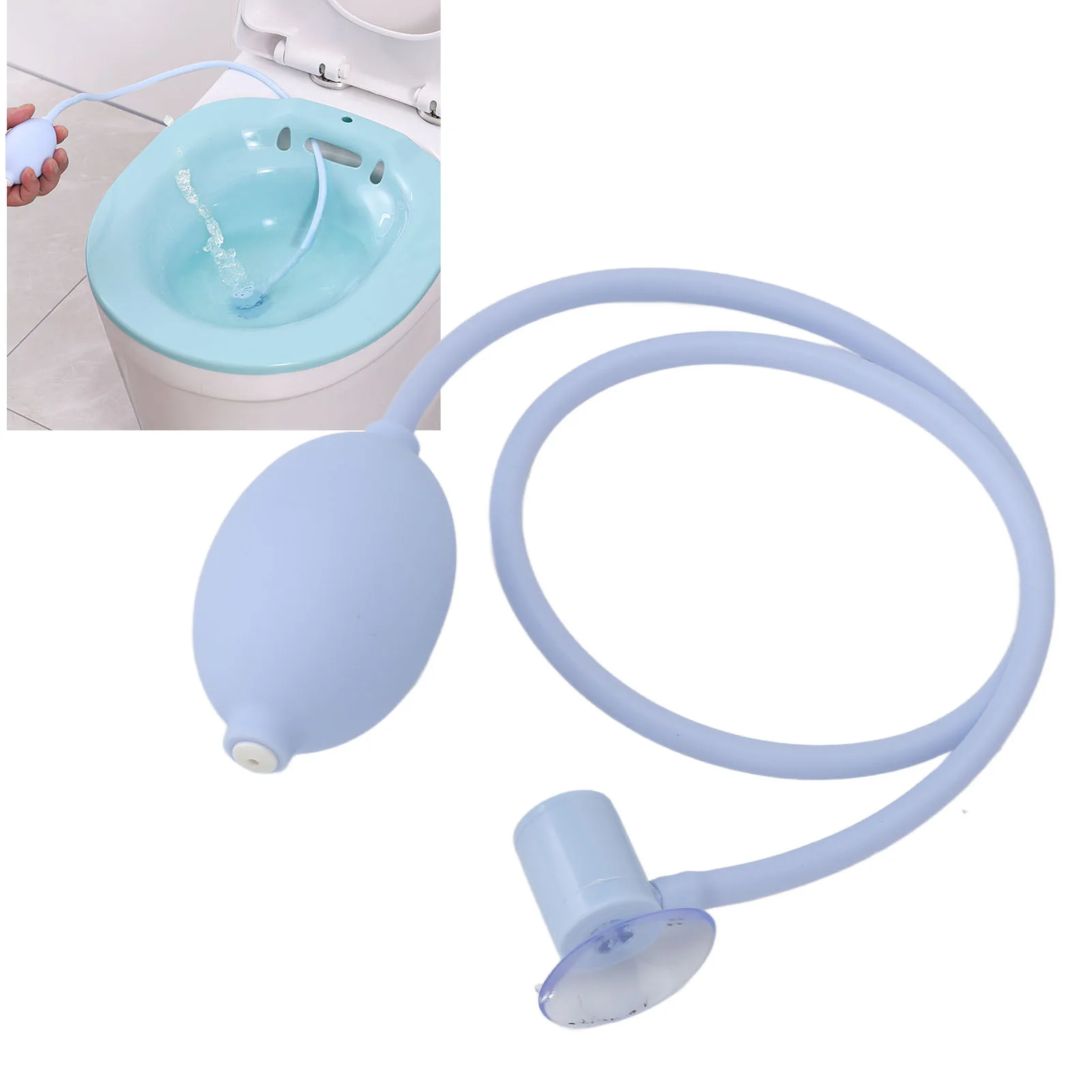Bath Flusher Tube for Sitz Bath Hose Bath Bidet Sprayer Flush Hose for Hemorrhoid Postpartum Care