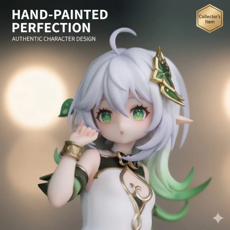 Nahida 3D Ready Made Genshin Impact Gk White Mold Printing Nahida Game Character Limited Edition Kit Statue Model Figurine Gift view 2