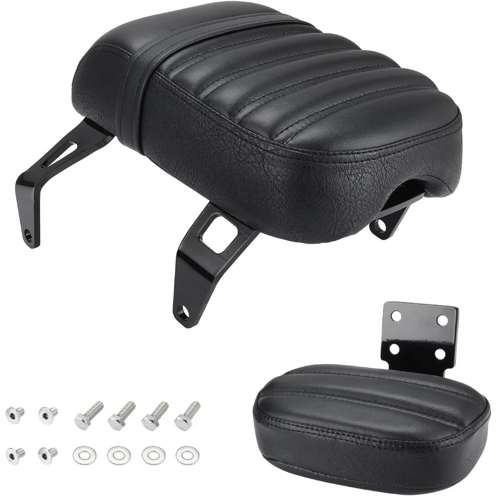 مقعد الركاب متوافق مع مقعد الركاب الكشفي الهندي لـ Bobber 2018-2024 استبدال مقعد OEM رقم: 2882853-VBA (أسود) #2