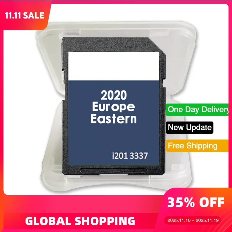 

RNS310 Ost East Europe UK SD Map Navigation Card Sat Nav V12 Fast Shipping with Anti Fog Sticker