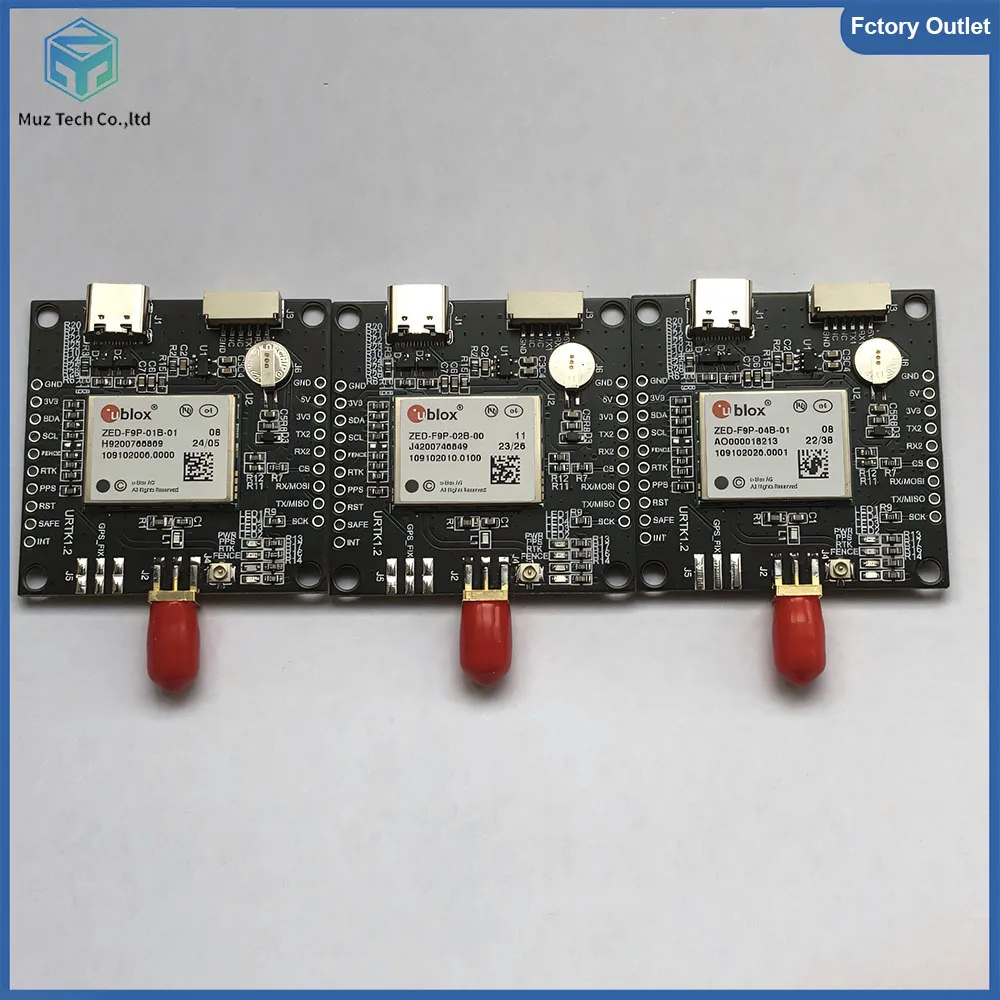 

ZED-F9P-01B/02B/04B High Precision GNSS RTK Module GNSS/GPS Board entimeter-level Differential Positioning Drone Develop Board