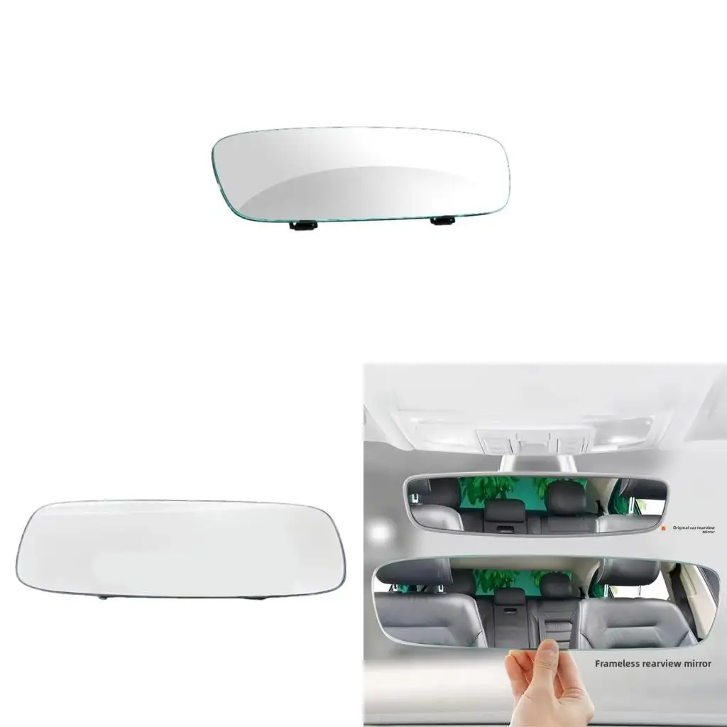 Glass Full View Mirror Wide Mirror for Car Interior Safety and Clear View