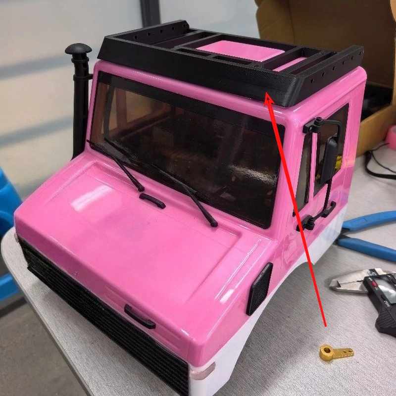 Roof Rack for CROSSRC EMO X6/XL3 1/8 Crawler Integrated Luggage Rack Upgrade Parts 3D Printed Stronger structure better-looking