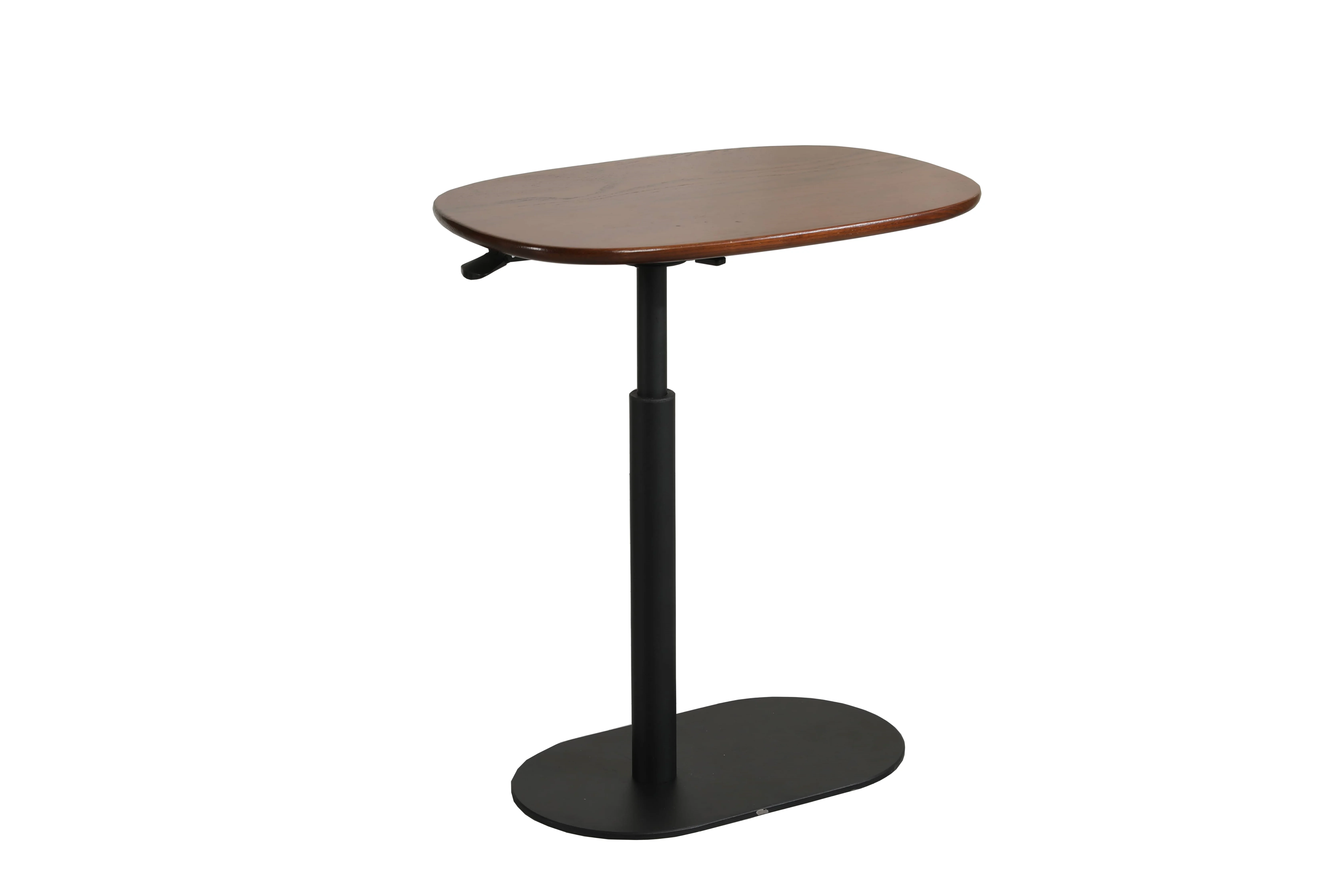 Pneumatic Gas Spring Lifting Table Living Room Laptop Coffee Tea Table Round Desktop Standing Desk Sofa Side Bedside Desk