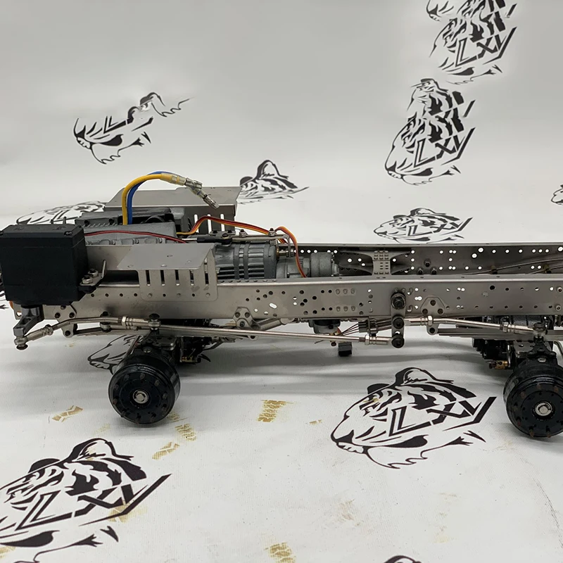 مجموعة قضيب ربط التوجيه المرتبط بمقياس 1:14 لسيارة Tamiya RC SCANIA 770S R620 VOLVO BENZ Arocs MAN TGX #3