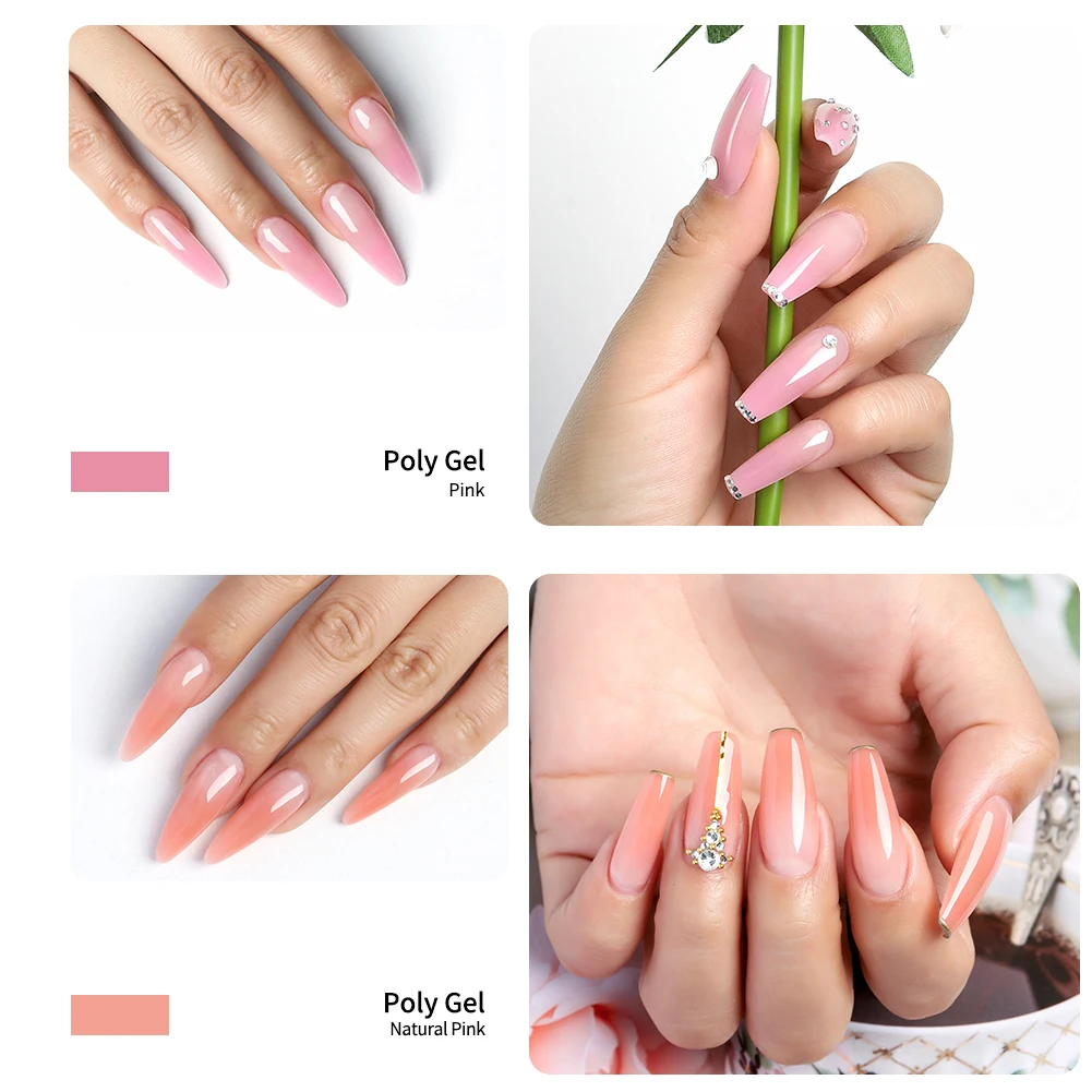 6 قطع * مجموعة جل 15 جرام، جل موسع سريع للأظافر، متين وطبيعي، مناسبة لتعزيز الأظافر أو إعطاء الهدايا - للسيدات #4