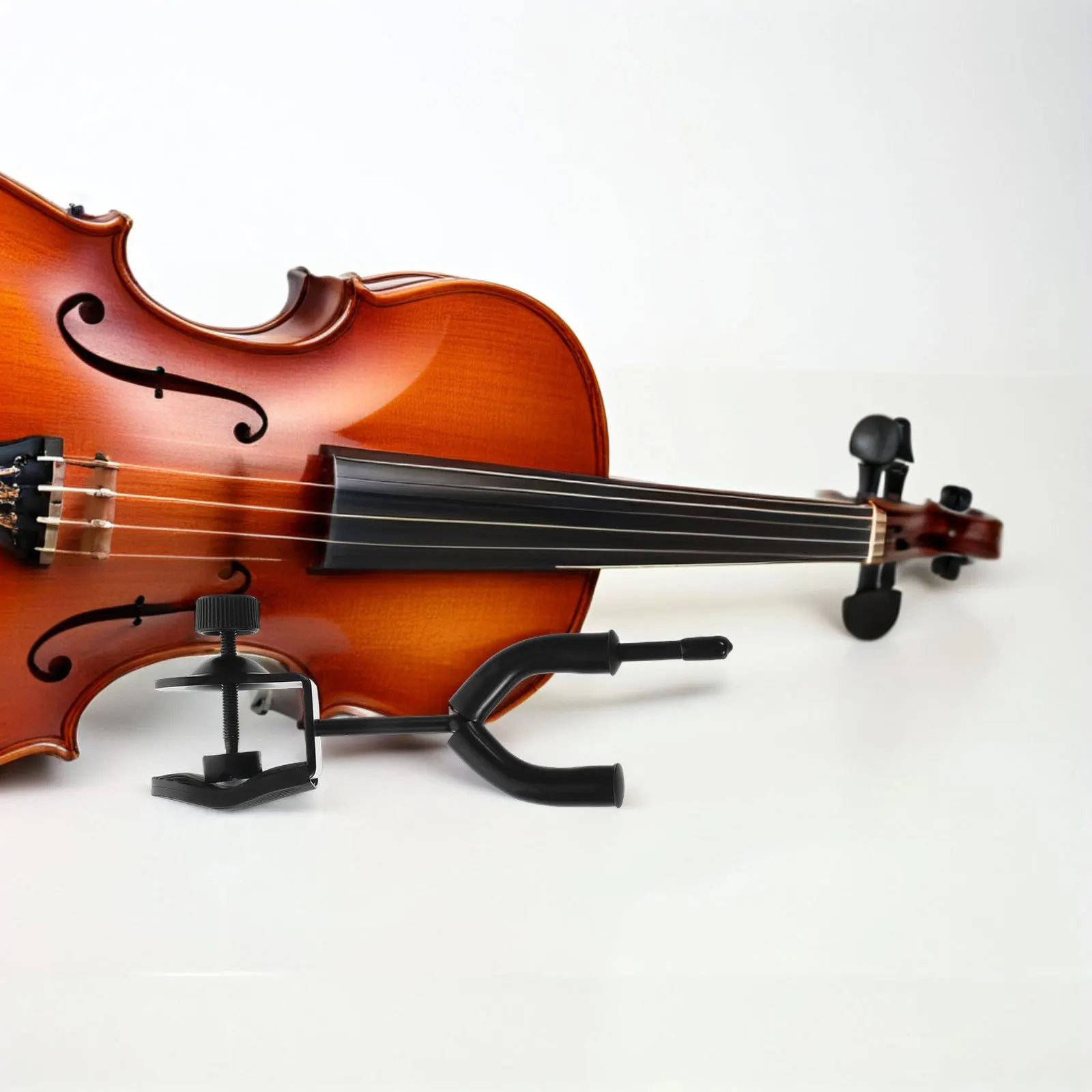 

Violin Hanger Wall Mount No Drill Horizontal Holder For Violin Bow Display Rack Music Stand Extension Instrument