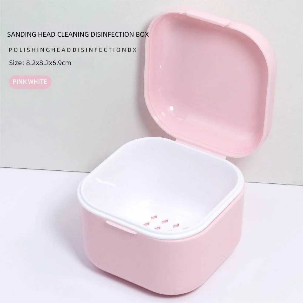 Nail Tool Sterilizer Box Plastic Sterilization Tray for Nail Art Accessories Tools, Disinfectant Container Soaking Box