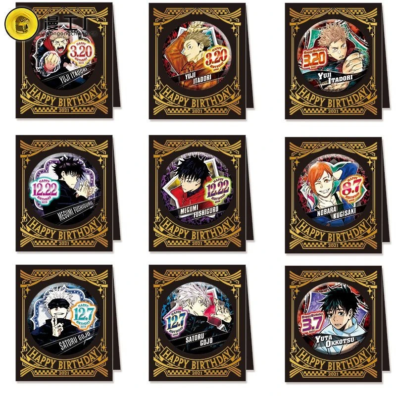 Jujutsu Kaisen Satoru Gojo Getou Suguru Nanami Kento Badge Animation Peripheral Cute Cartoon Brooch Kawaii Collection Gift New