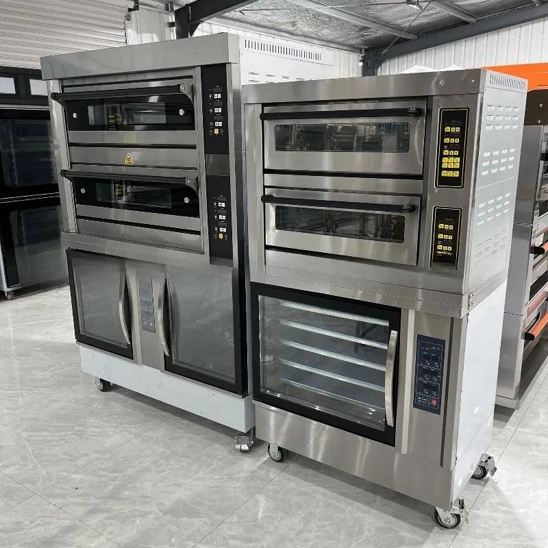 Fermentation box combined oven, steam-coated slate oven combination furnace y