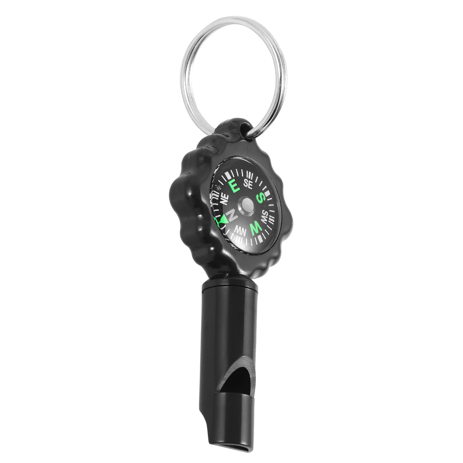 

Compass Keychain Outdoor Whistle Pendant Camping Hiking Small Safety Emergency Plastic Multi-function