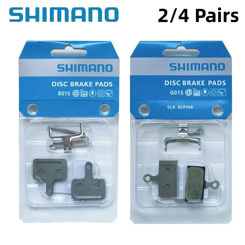 SHIMANO B01S G01S Resin Pad MTB Bicycle Disc Brake Pads For MT200 M355 M375 M395 M445 M475 M6000 M7000 M615 M666 M675 RS785 M985