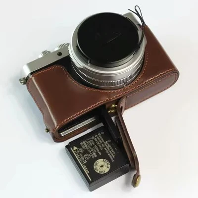 luxury handwork Camera Genuine leather cowhide Bag Body BOX Case For Leica DLUX7 TYP109 D-LUX7 Protective sleeve handle shell