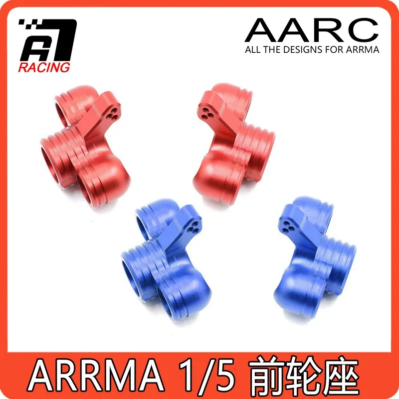 

ARRMA 1/5 Kraton 8S RC Monster Truck Aluminum Steering Hub & Caster Block Set - Front Wheel Assembly Rc Car Upgrade Parts