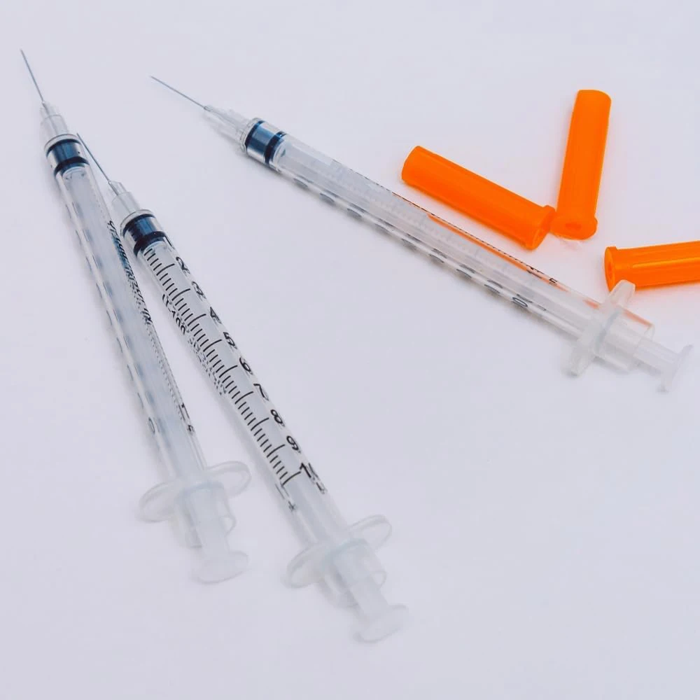 U-100 Insulinspritze 1 ml 29 G 1/2'' (12,7 mm) Nadel | 100 Stück einzeln versiegelt | Einweg- und sterilisiert für Haustiere – Detail 6