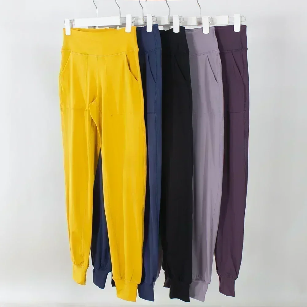 Lemon Women Relaxed Elastic Jogging Pants Designed for On the Move Casual Fitness Yoga Trousers Gym Running Training Sport Pants