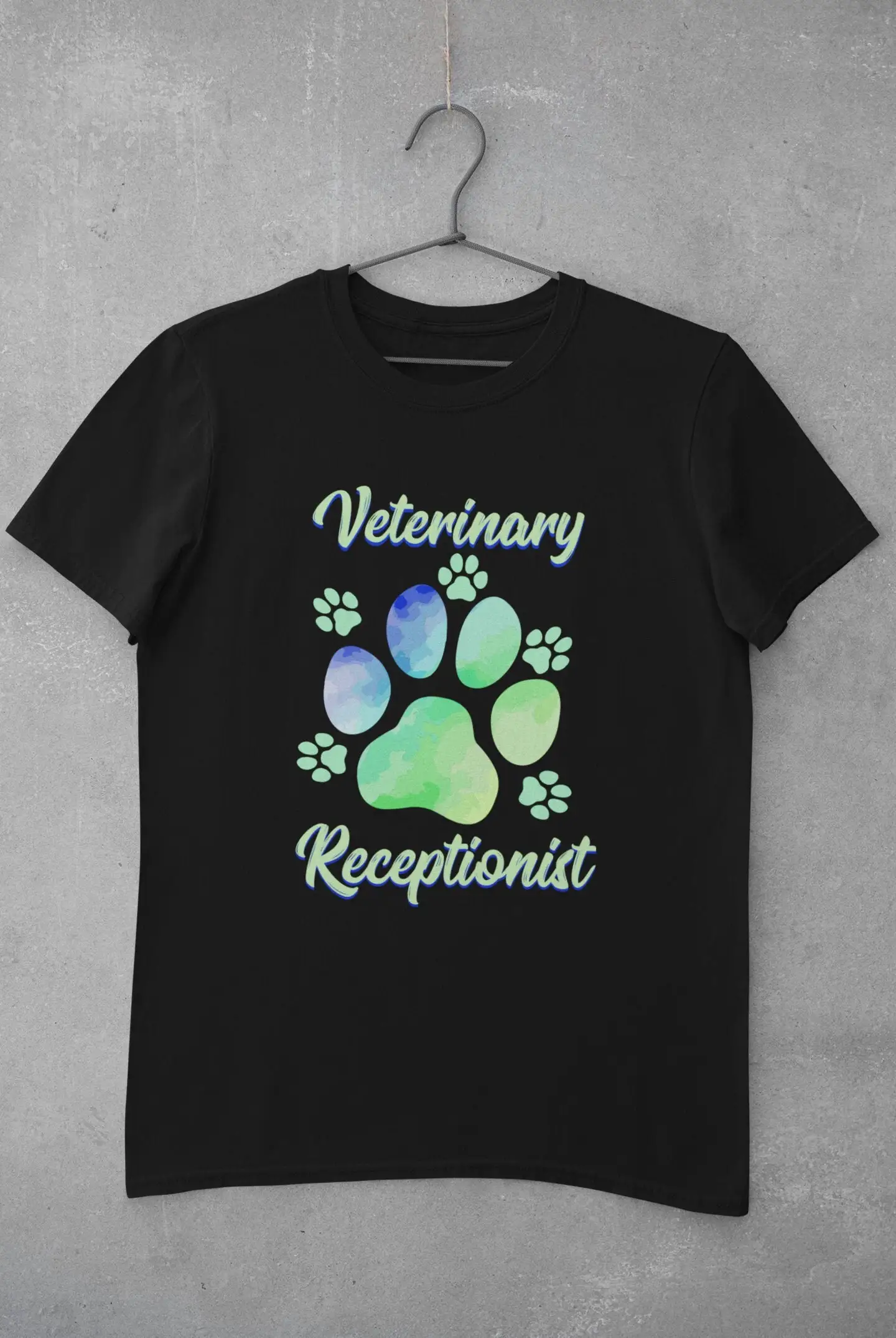 Vet Tech T Shirt Reception Veterinarian Animal Veterinary Receptionist