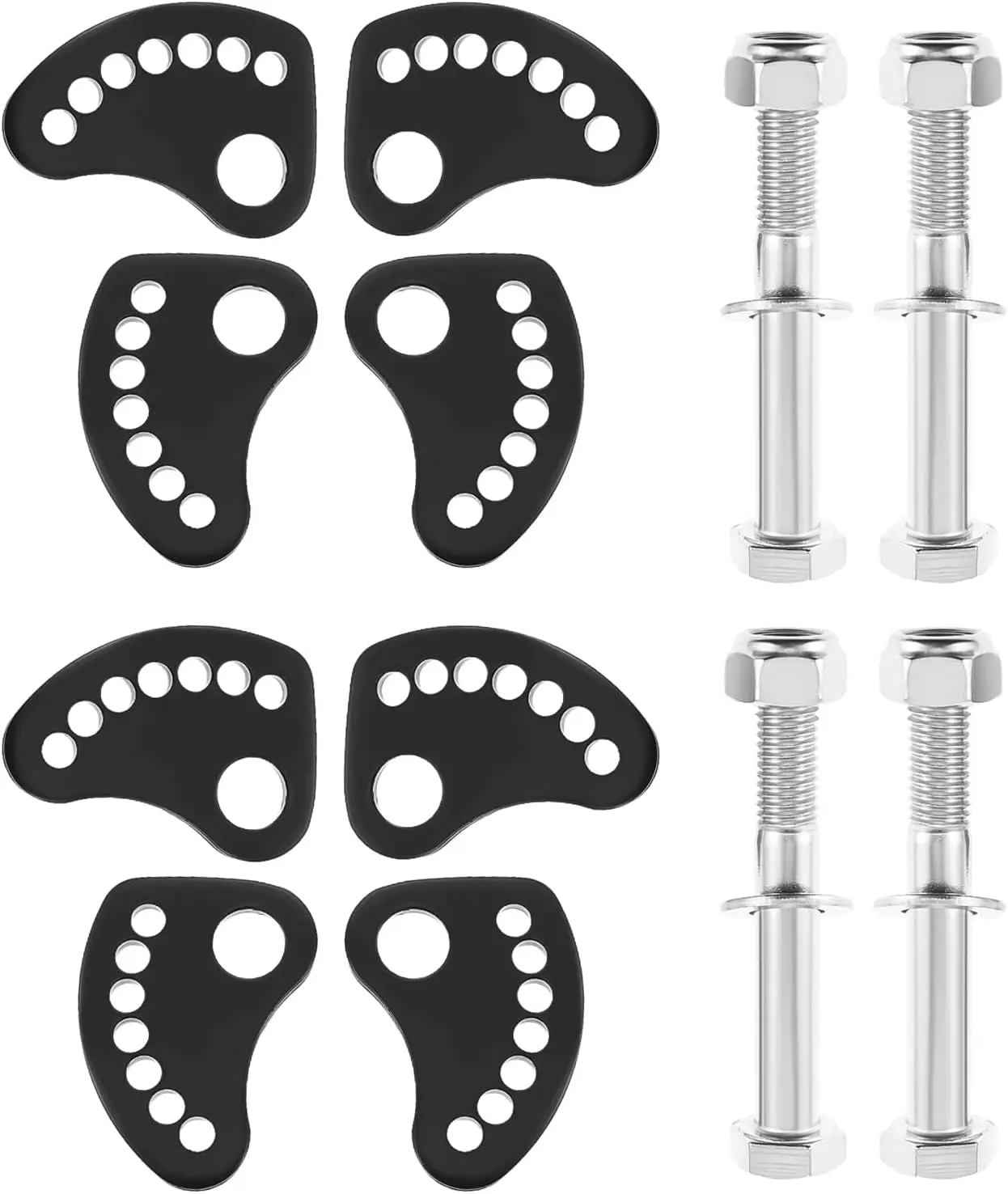 Car Adjustable Caster Camber Bolt Kits Front Upper Arm Alignment Cams for Chevy Silverado GMC Sierra 1500 2500 3500 1999-2019