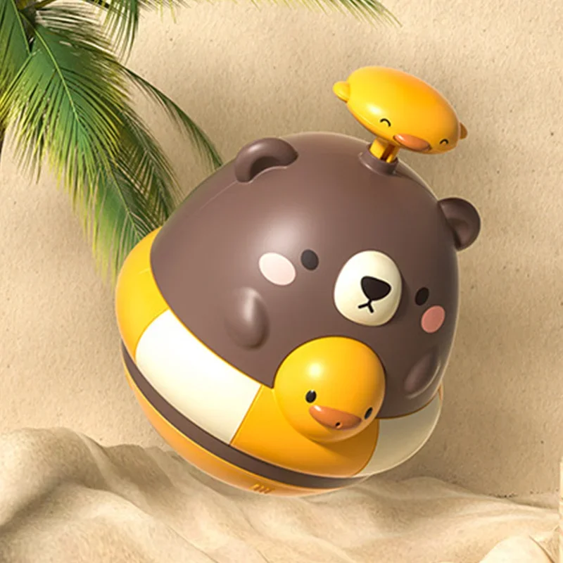 Juguetes de relojería para niños, piscina de baño de playa, juguetes clásicos para bebés pequeños, regalos de cumpleaños, bañera de animales bonitos, piscina