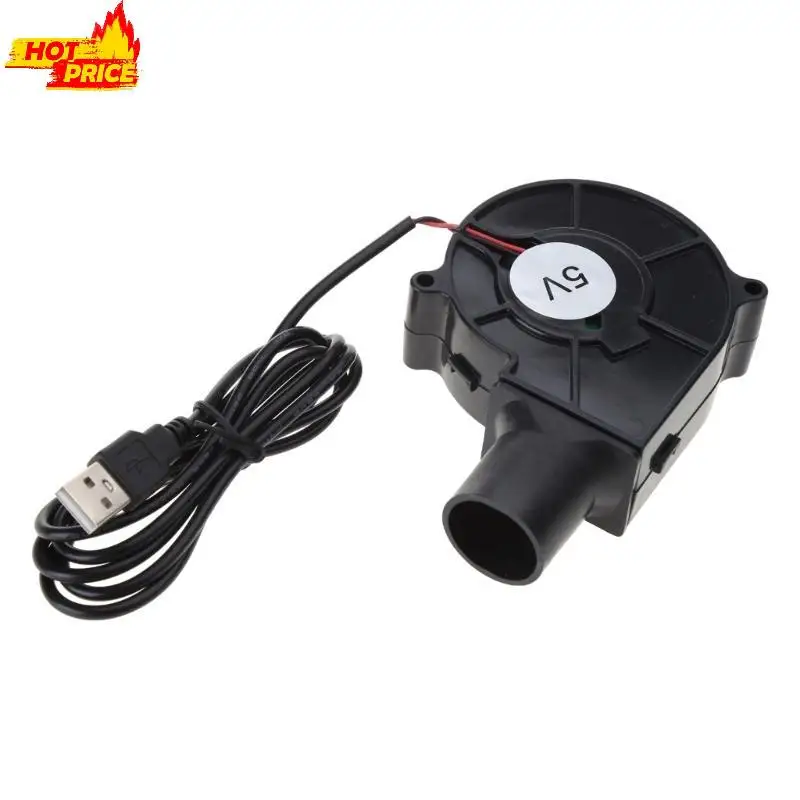 

7530 Вентилятор для барбекю 3700 об/мин воздуходувка 5 В вентилятор для барбекю воздуходувка открытый кемпинг пикник гриль для