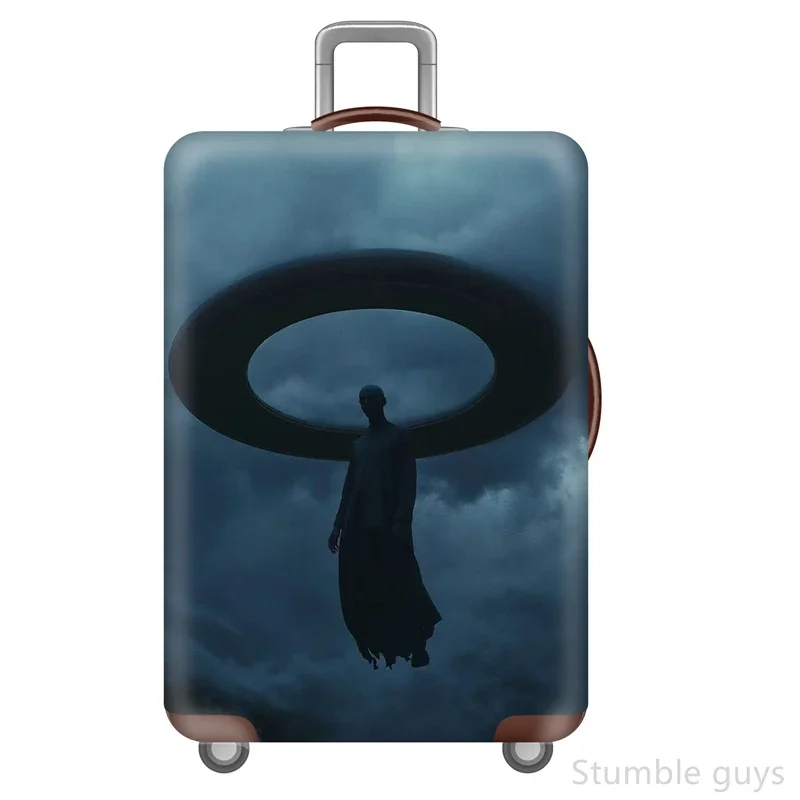 

Stretchy Durable Luggage Cover Protective Anti-Dust Washable Suitcase Protector Essential Travel Accessory Road Trips