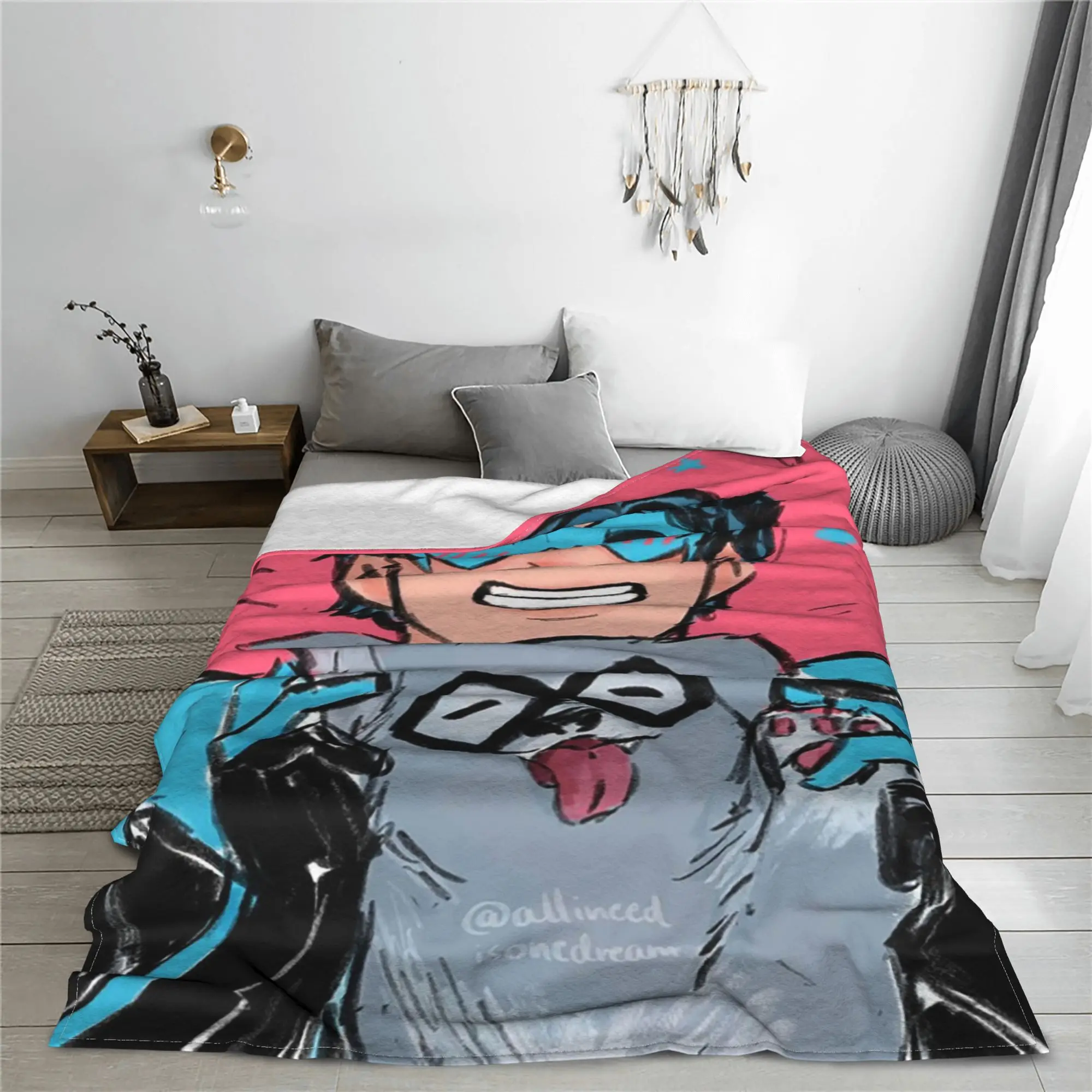 

Одеяло Nightwing and Bitewing Ico, супер мягкое фланелевое одеяло для дивана, одеяло для дома, спальни, офиса, покрывало, одеяло