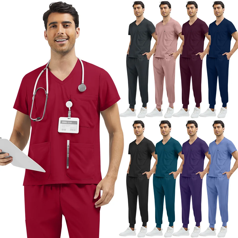 Uniformes chirurgicaux pour hommes, uniforme de médecin, Articles de soins infirmiers pour femmes, accessoires pour infirmières, clinique dentaire, Salon de beauté, vêtements de travail pour Spa