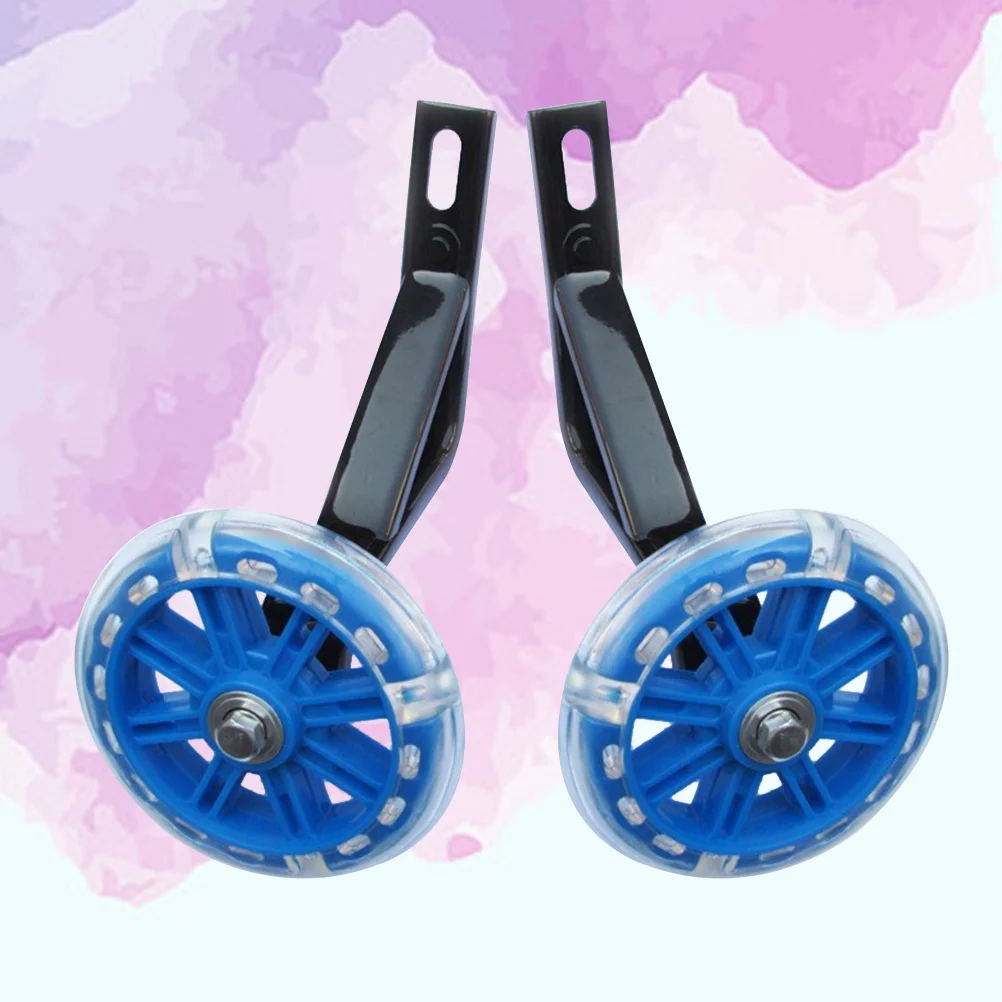 عجلات تدريب للأطفال مقاس 20 بوصة، مثبت دراجة عالمي، ذراع معدني قوي، سهل التجميع لسلامة ركوب الدراجات، أزرق 16 بوصة #2