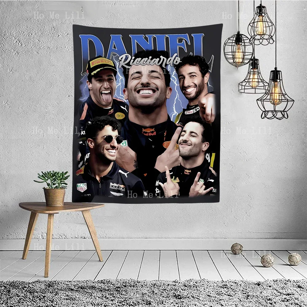 Daniel Ricciardo Classic Poster Tapestry Wall Hanging Decor For Bedroom Living Room Dorm