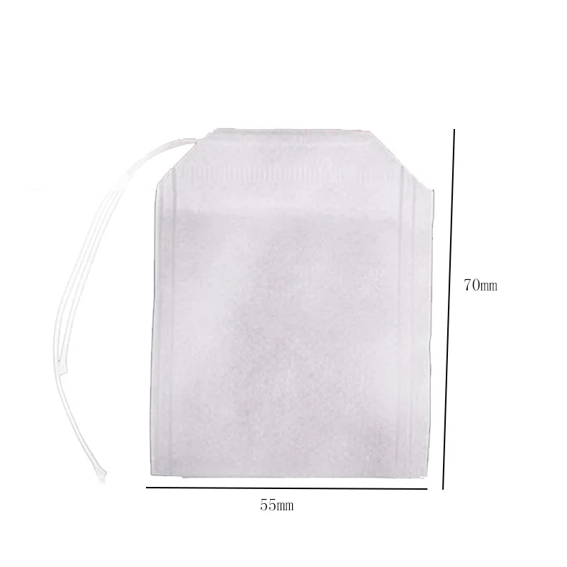 100Pcs Tea Bags For Tea Bag Infuser With String Heal Seal Sachet Filter Paper Teabags Empty Tea Bags Coffee Bags 5.5 x 7CM