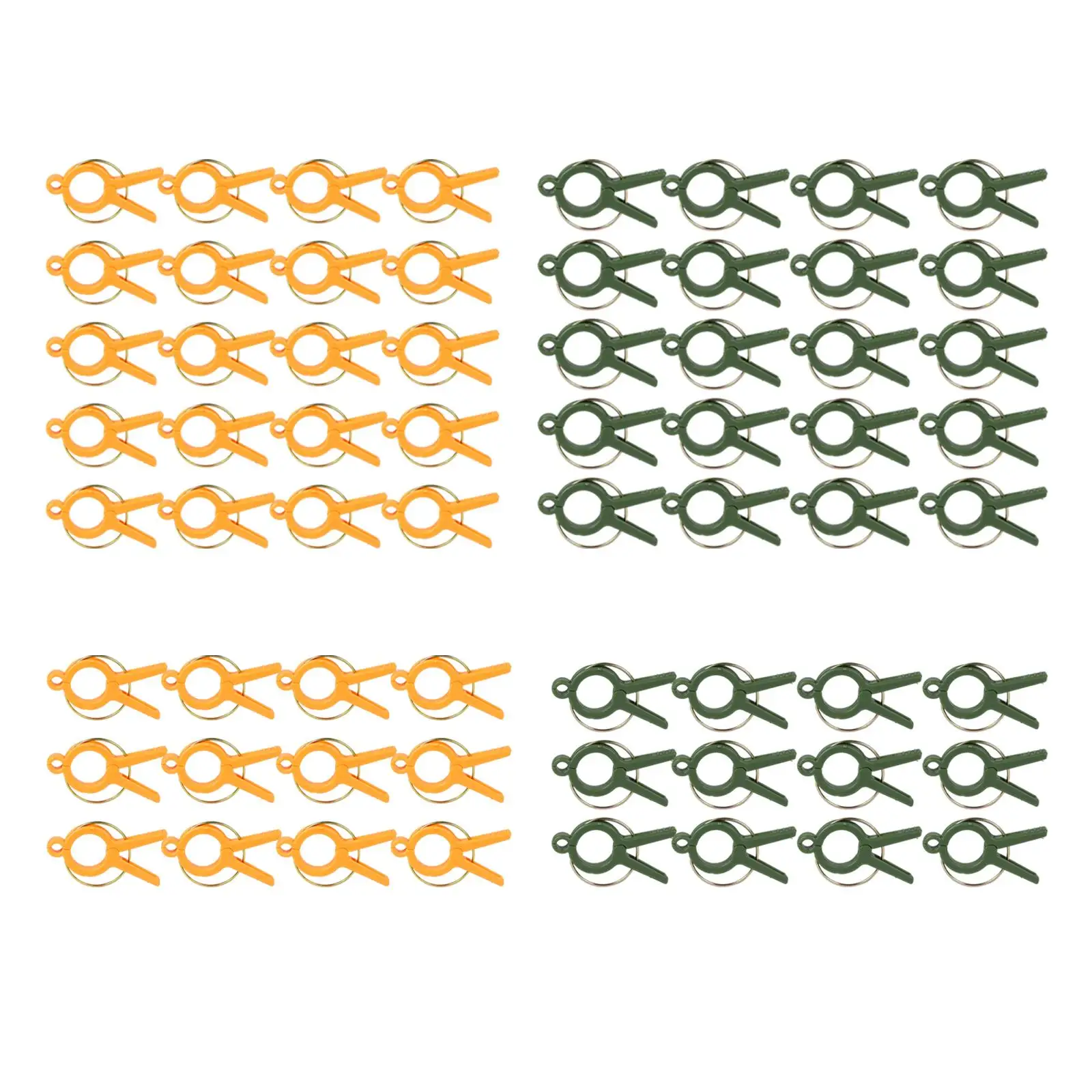 Plant Support Clips Support Flower Vine Clips Tomatoes Vine Clips Grafting Clips for Climbing Plants Vegetables Roses Garden