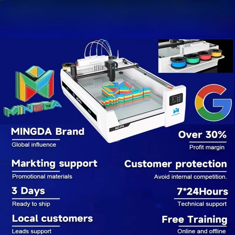 Upgraded AD-F4 Min High Speed Imprimante 3d Letter Printer Acrylic Signage Machine for Advertising view 2