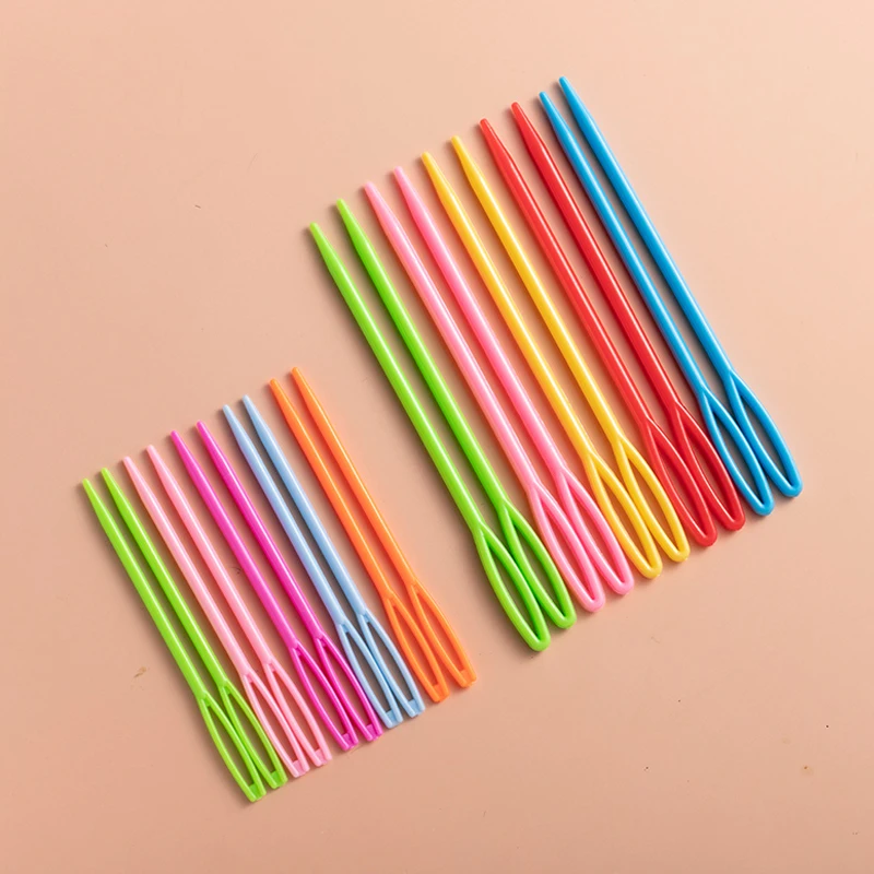 30-Piece Knitting Needle Set Including 10-9cm Needles, 10-7cm Needles & 10 Markers, Essential Sewing Tools for Crafting view 4