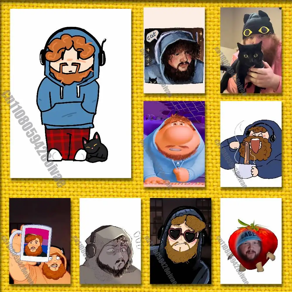 

Gamer C-CaseOh Cat Poster Sticker Suitable For Home Decoration 10x15cm Self-adhesive Decorative Photo Gifts Playbill Case