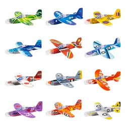 10/20/30pcs Glider Planes Birthday Party Favors Flying Models Prize Reward Toys Foam Airplane Toys for Kids Carnival Prizes